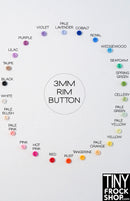 3mm 12" Fashion Doll Super Mini 2 Hole Buttons - Pack of 10