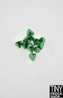 3mm - 12" Fashion Doll Metallic Punk Cone Spike Rivets- Pack Of 10 - More Colors
