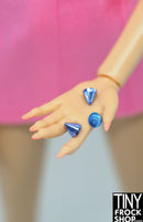 3mm - 12" Fashion Doll Metallic Punk Cone Spike Rivets- Pack Of 10 - More Colors