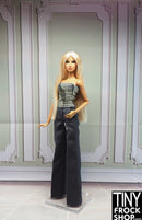 A-428 12" Fashion Doll Photography Backdrop - Wide -Sage Paneling