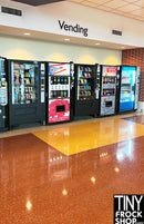 A-442 12" Fashion Doll Photography Backdrop - Wide - Vending Machines