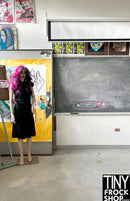 A-443 12" Fashion Doll Photography Backdrop - Standard - Art Studio