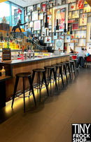 A-455 12" Fashion Doll Photography Backdrop - Wide - Citizen M Hotel Bar NYC