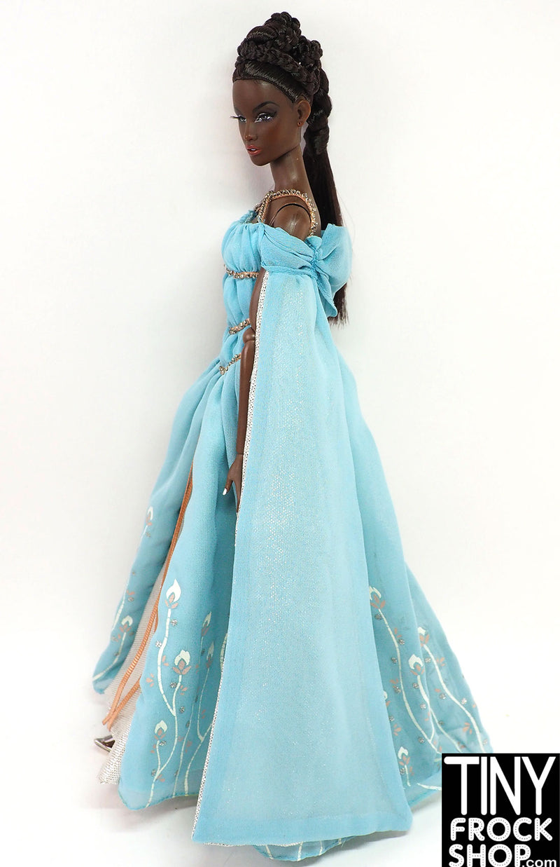 Barbie® 2006 Ethereal Princess Blue and Gold Dress