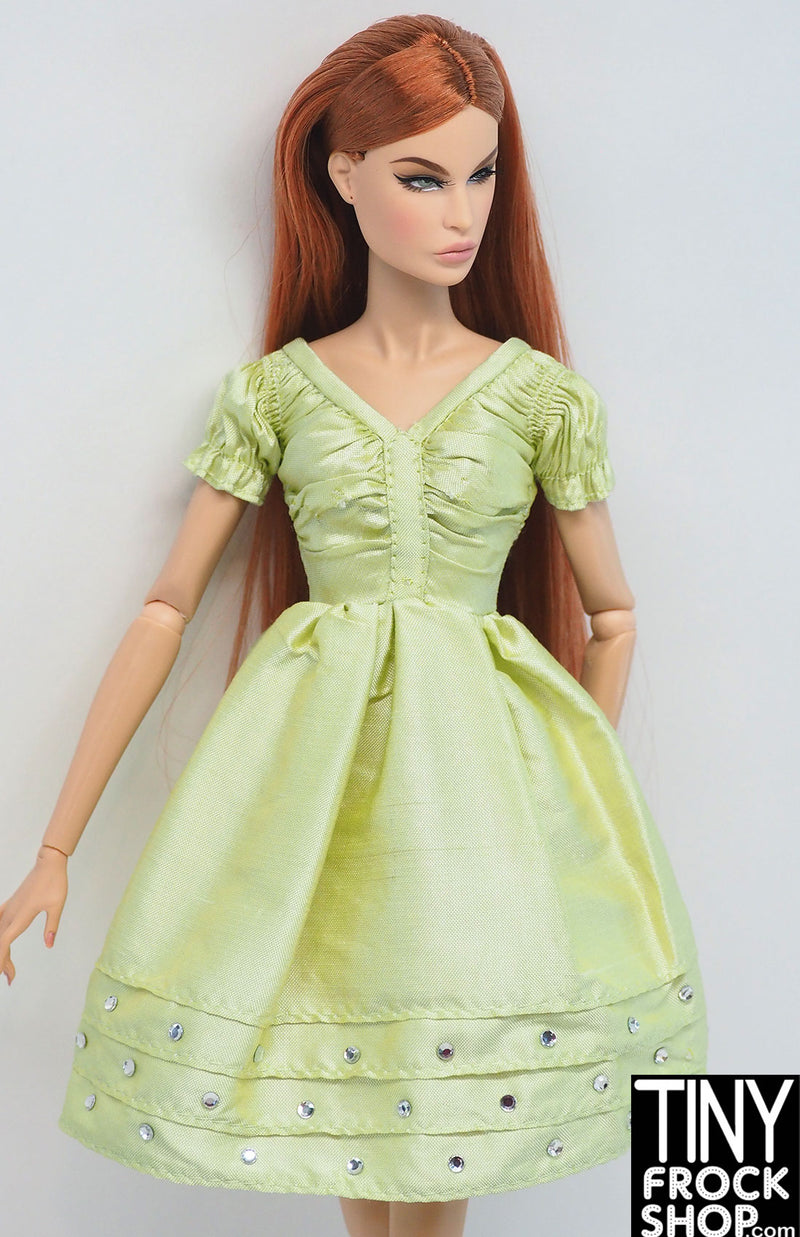 Tiny Frock Shop Barbie® 2008 Tarina Tarantino Pale Green Stoned Dress