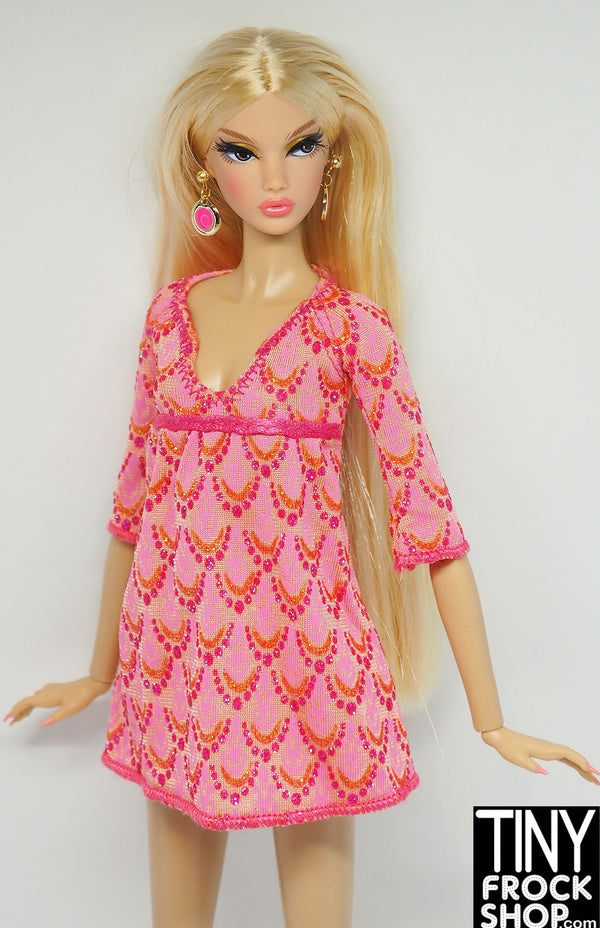 Barbie® 2009 Fashionistas Artsy Nikki Pink Boho Dress