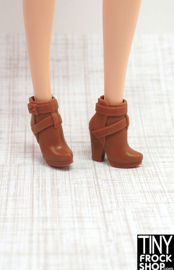 Barbie® Brown Strappy Ankle Boot