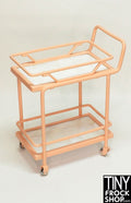 12" Fashion Doll Rolling Cart with Mother Of Pearl - More Colors - Tiny Frock Shop