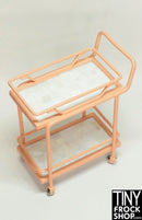 12" Fashion Doll Rolling Cart with Mother Of Pearl - More Colors - Tiny Frock Shop