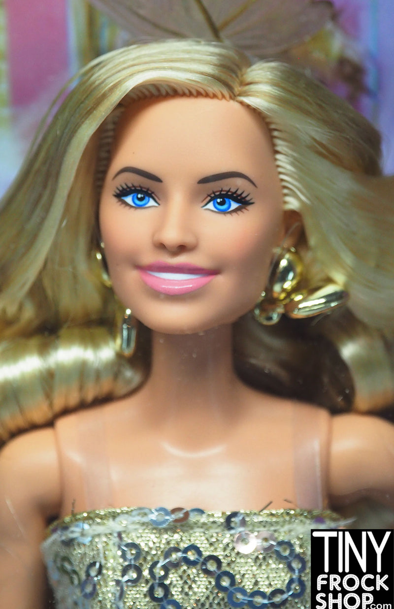Tiny Frock Shop Barbie® The Movie Barbie in Gold Disco Jumpsuit 