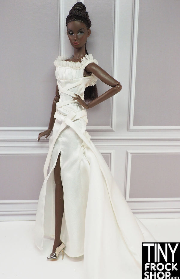 Barbie® White Lace Front Dress