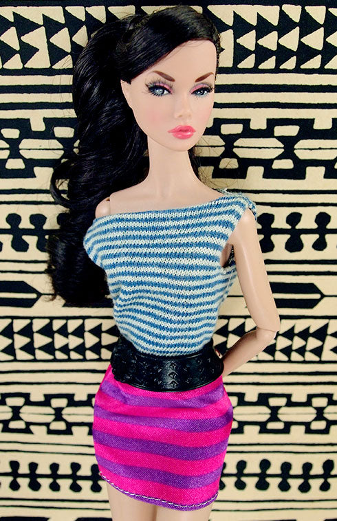 Barbie® Valley Girl Striped Mini