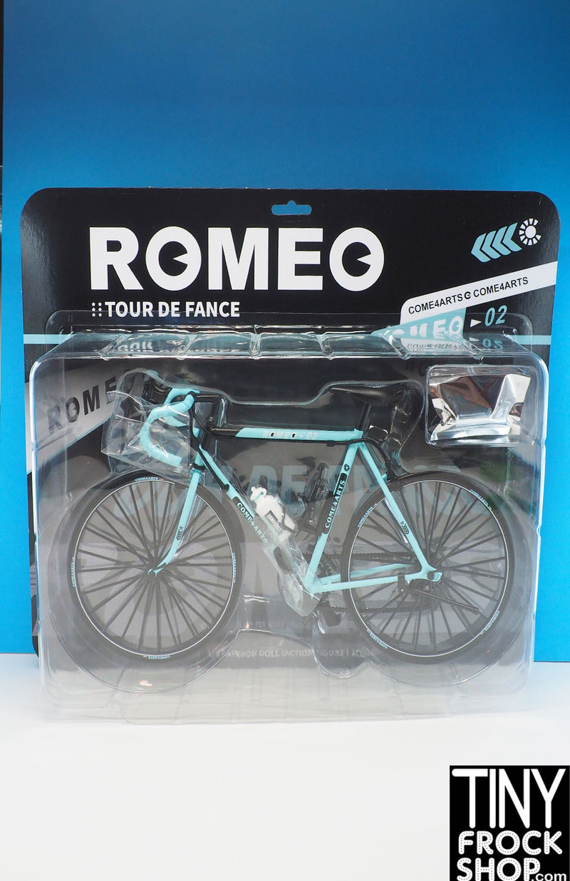 Come4Arts Romeo Tour De Fance Bicycle 1:6 Scale Pale Blue - NRFB