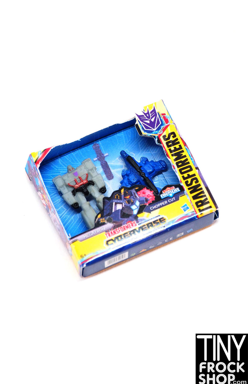 Zuru Mini Brands Toys Transformers Megatron and Chopper Cut Figures