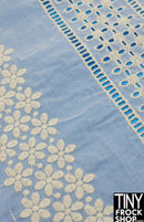 12" Fashion Doll F0202 Light Blue with Cream Fabric