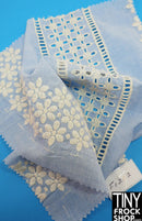 12" Fashion Doll F0202 Light Blue with Cream Fabric