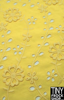 12" Fashion Doll F0215 Sunny Yellow Fabric