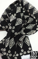 12" Fashion Doll F0216 Black Diamond Fabric