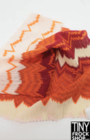12" Fashion Doll F0280 Zig Zag Weave Fabric