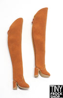 Integrity Poppy Parker Obsession American in Paris Brown Suede Boots