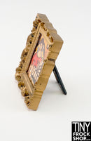 12" Fashion Doll Gold Ornate Framed Painting Prints By Lily Thompson For TFS