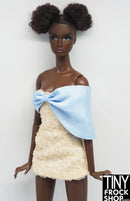 Integrity Mademoiselle Lilith Blair Sequin Dress with Blue Bow