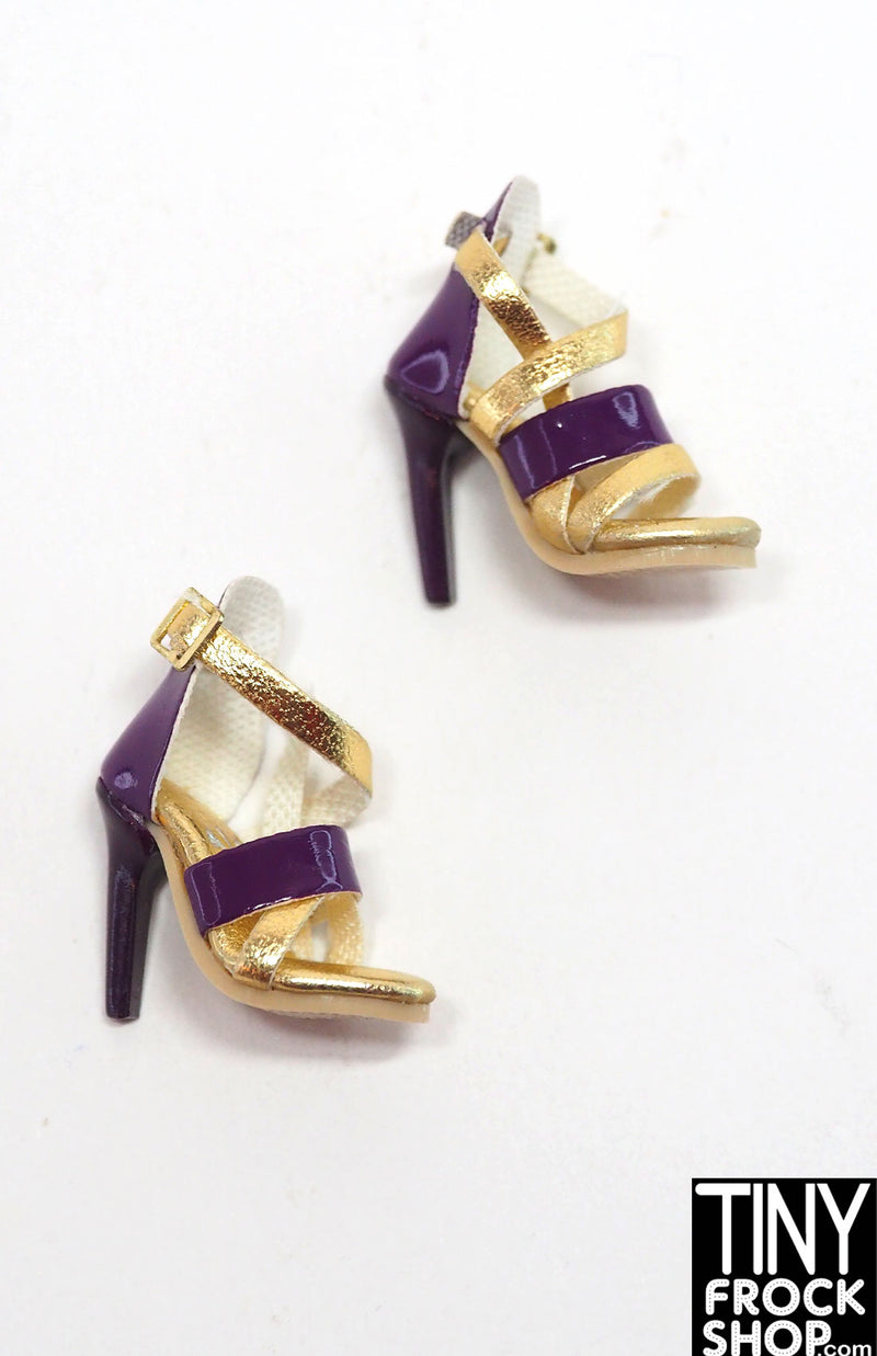 Integrity FR 2011 Convention Agnes Vivid Impact Gold and Purple Heels