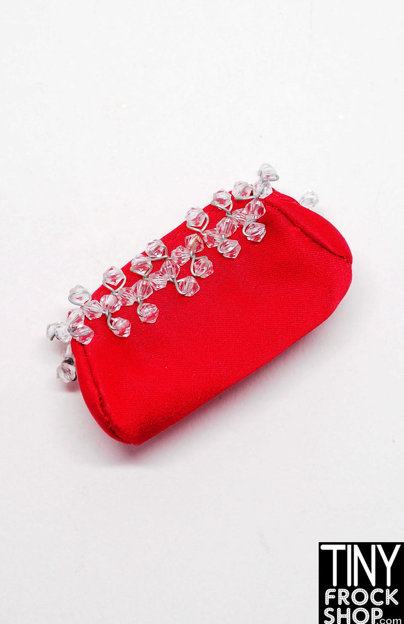 Integrity FR 2011 Elyse Engaging Red and Clear Bead Handbag