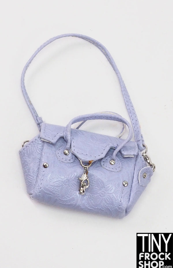 Integrity 2012 Eugenia World on A String Lavender Floral Embossed Handbag