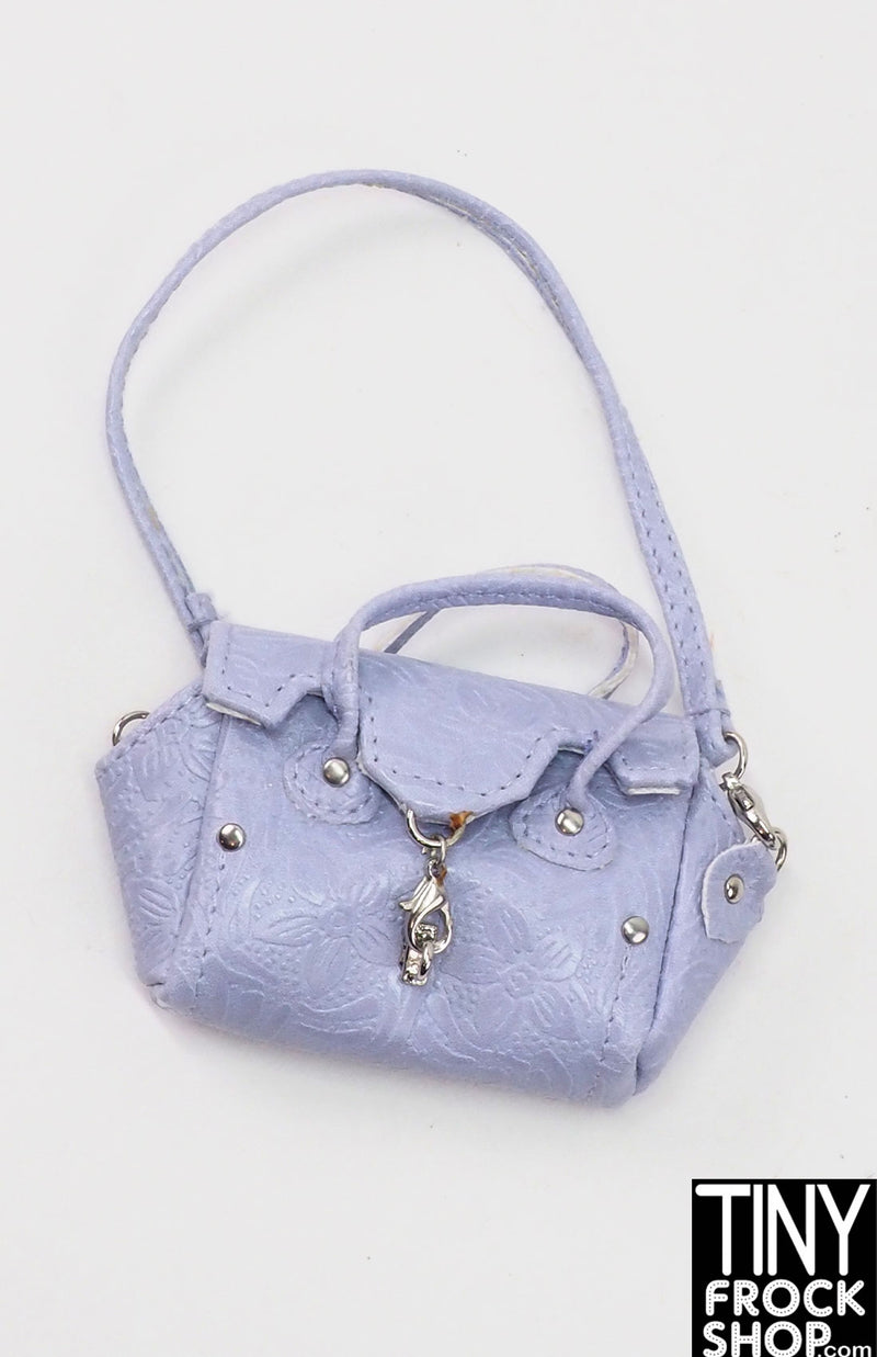 Integrity 2012 Eugenia World on A String Lavender Floral Embossed Handbag