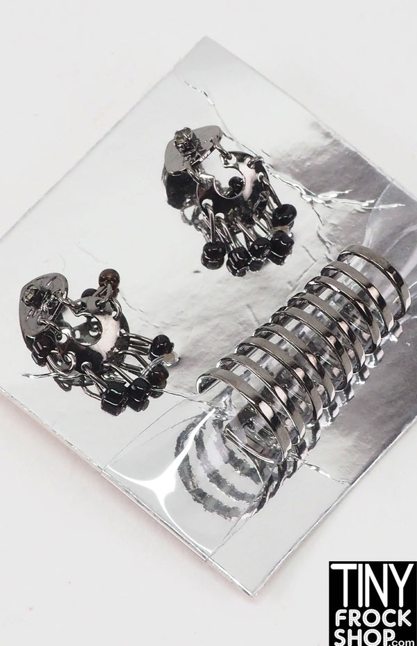 Integrity 2012 IFDC Kesenia Long Cool Woman Silver Long Bracelet and Earring Set