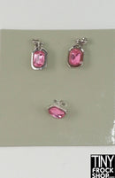 Integrity 2012 Kyori Sato And Another Thing Pink and Silver Earrings and Ring Set