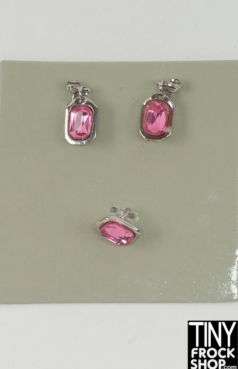 Integrity 2012 Kyori Sato And Another Thing Pink and Silver Earrings and Ring Set