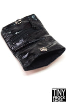 Integrity 2012 Lead Singles Lilith Black Patent Zipper Folding Handbag