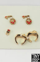 Integrity 2012 Tatyana Nouveau Regime Gold & Red Bracelet, Earrings and Ring Set