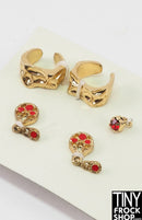 Integrity 2012 Tatyana Nouveau Regime Gold & Red Bracelet, Earrings and Ring Set