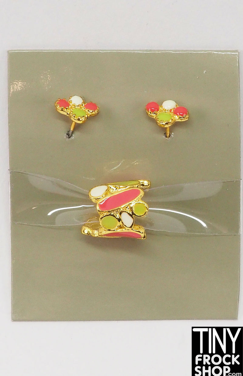 Integrity 2012 Jordan Tatyana Trust Your Instincts Enamel Bracelet and Earring Set