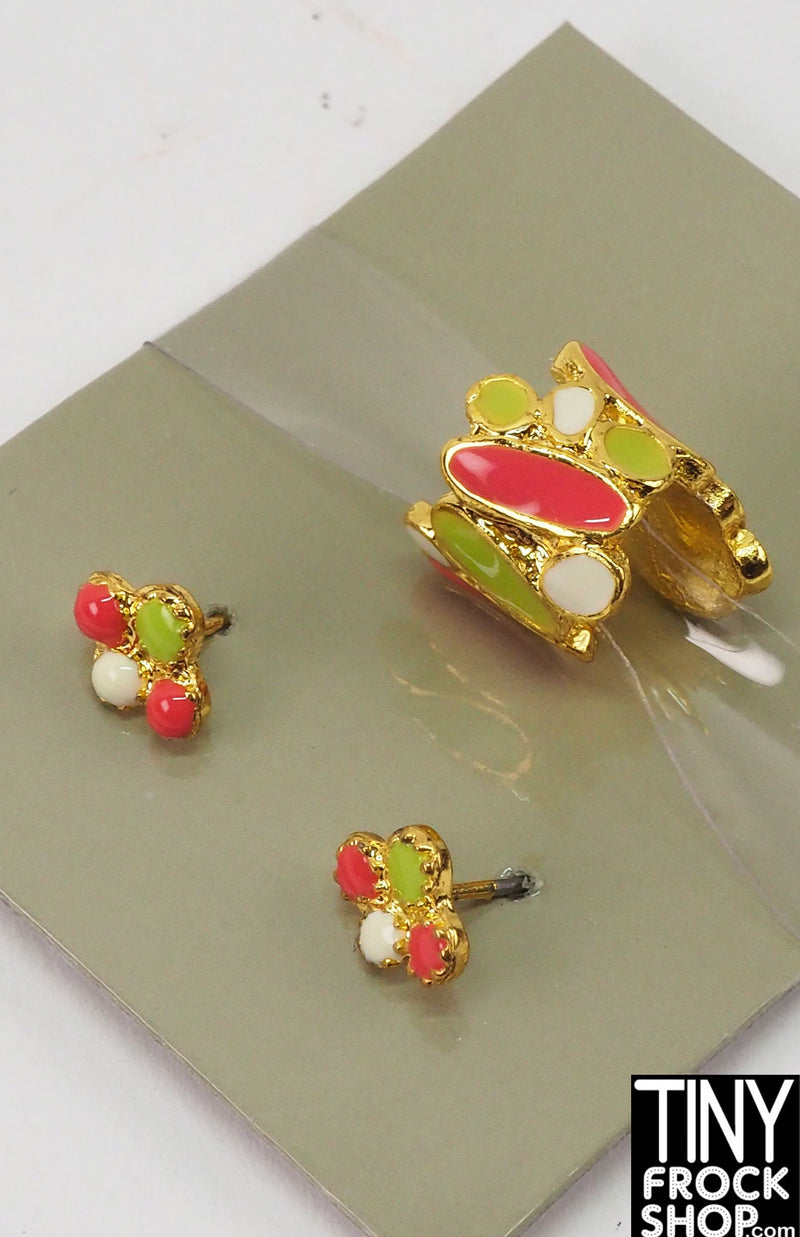 Integrity 2012 Jordan Tatyana Trust Your Instincts Enamel Bracelet and Earring Set