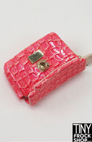 Integrity 2012 Jordan Tatyana Trust Your Instincts Pink Croc Clutch Bag