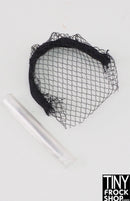 Integrity 2013 Adele Makeda Paparazzi Darling Black Net Fascinator Hat