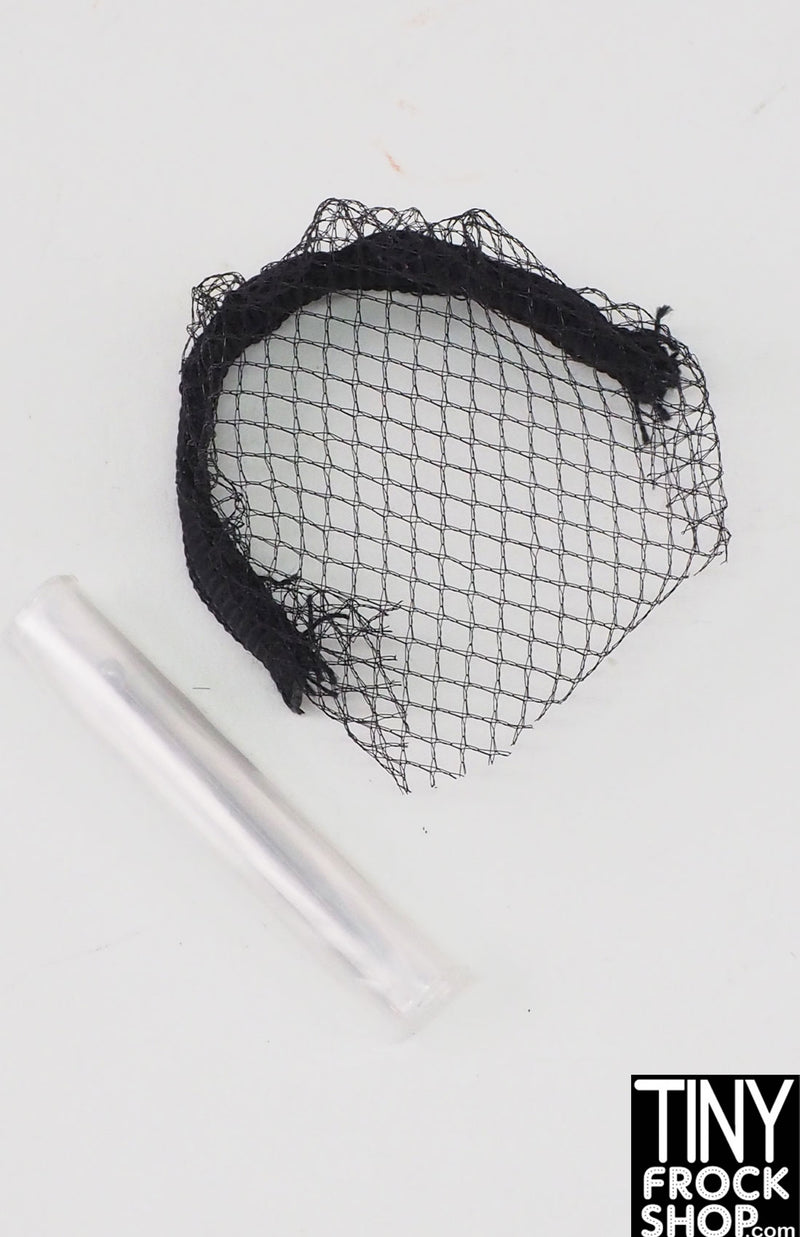 Integrity 2013 Adele Makeda Paparazzi Darling Black Net Fascinator Hat