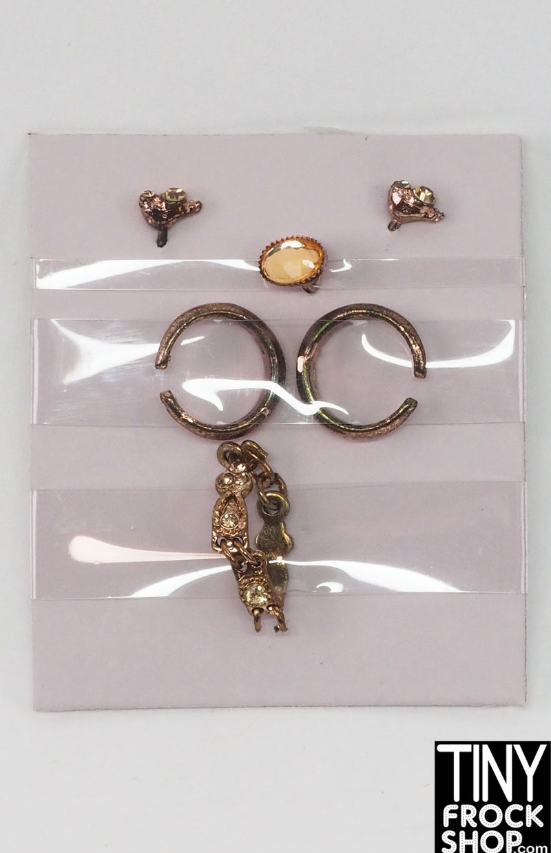 Integrity 2013 Eugenia A Touch of Frost Copper Bracelet, Earrings and Ring Set