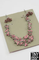 Integrity 2013 Korrine Dimas Polished Pink Floral Jewelry Set - Tiny Frock Shop