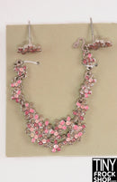 Integrity 2013 Korrine Dimas Polished Pink Floral Jewelry Set - Tiny Frock Shop