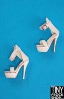 Integrity 2013 Veronique Perrin Breathless White Platform Heels - Tiny Frock Shop