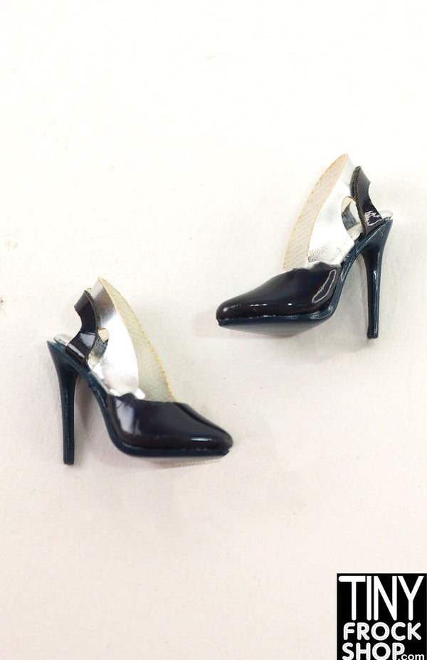 Integrity NuFace 2014 Evening Siren Ayumi Silver and Black Heels