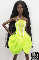 Integrity Amirah Majeed Holding Court Green Dress and Panties