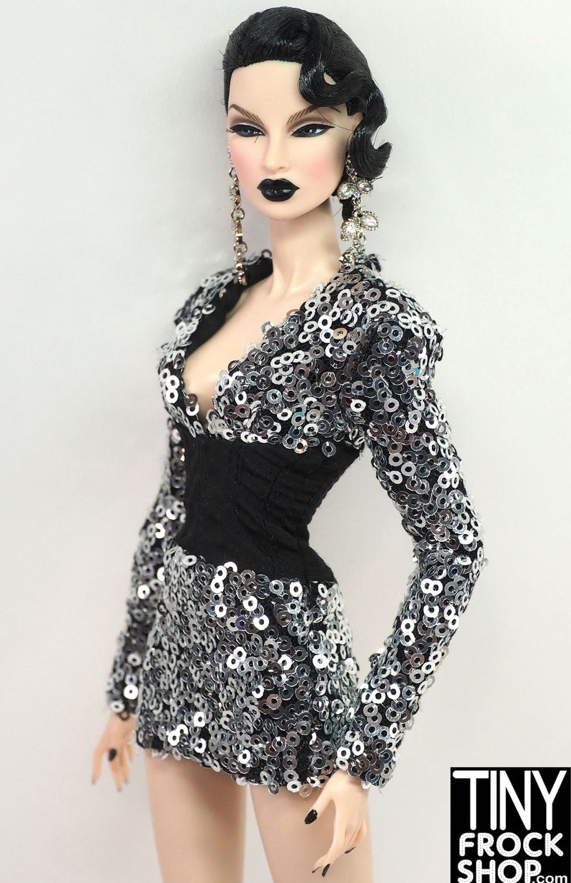 Integrity Billion Dollar Beauty Alejandra Luna Silver Sequin Dress