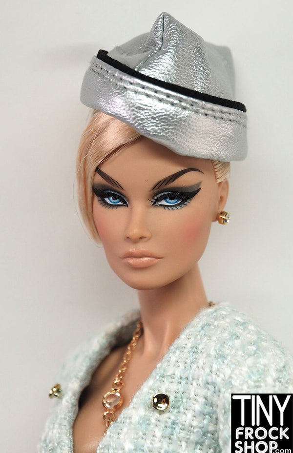 Integrity Billion Dollar Beauty Alejandra Luna Silver Vinyl Hat with Pins