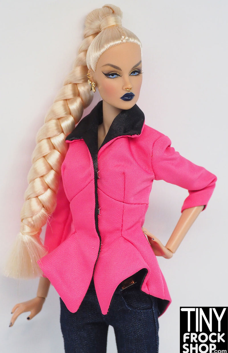 Integrity Black Ice Victoire Roux Hot Pink Seamed Jacket